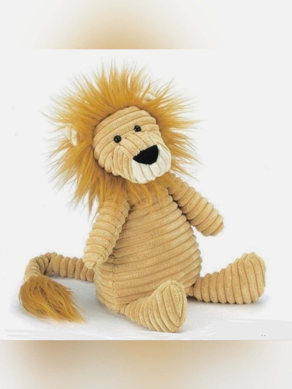 Jelly Cat London Cordy Roy Lion Plush Stuffed Animal 15"H • Authentic • Retired